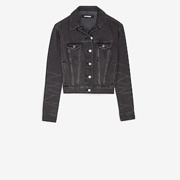 Express Trucker Denim Jacket - Picture 2 of 5